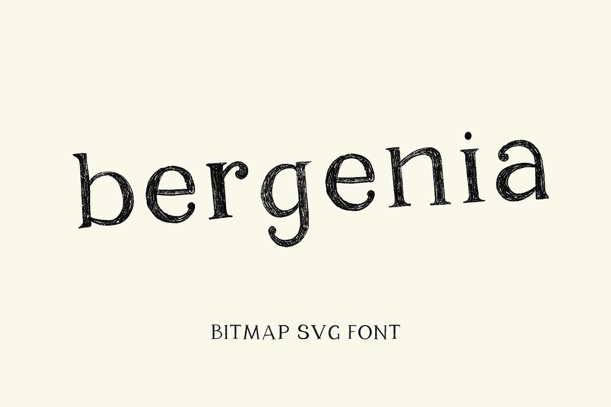 Bergenia, SVG pencil texture font Free Download Free Download Bergenia, SVG pencil texture font Free Download Free Download