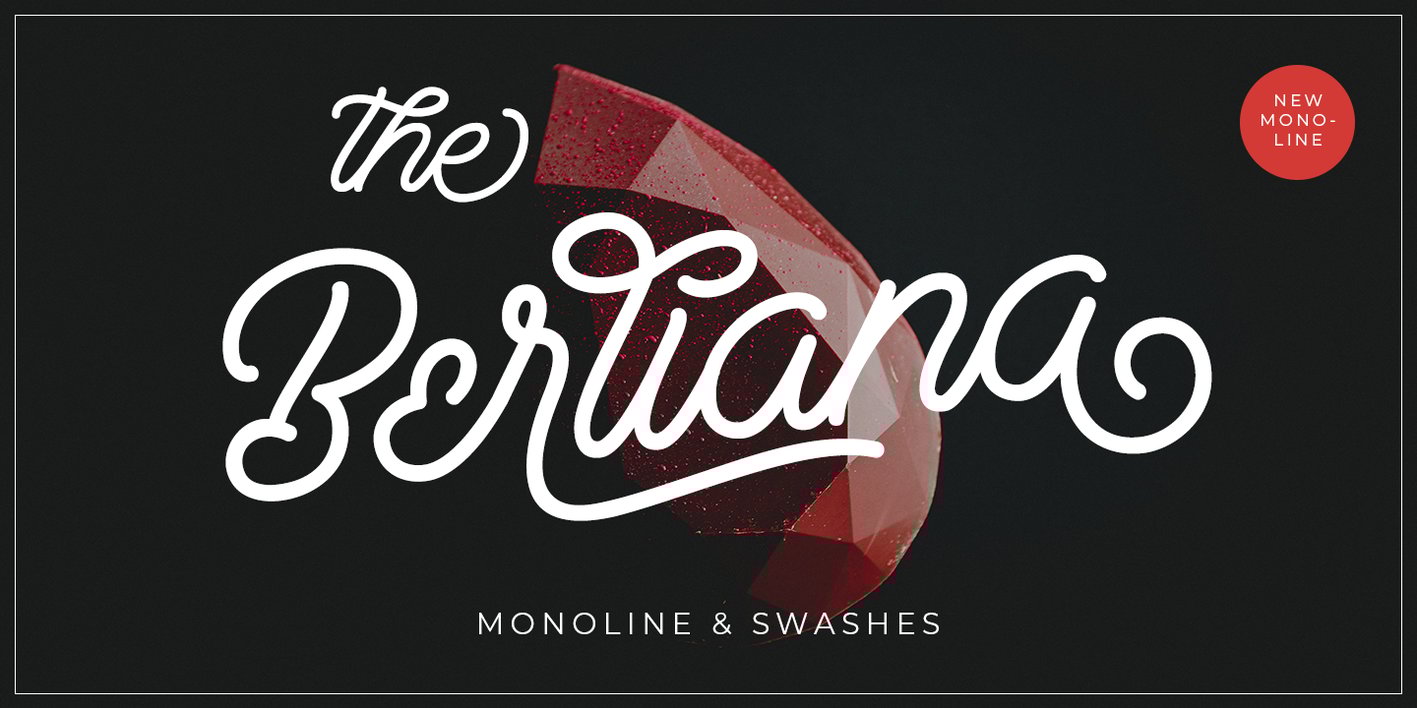 Berliana Monoline Font Free Download Berliana Monoline Font Free Download