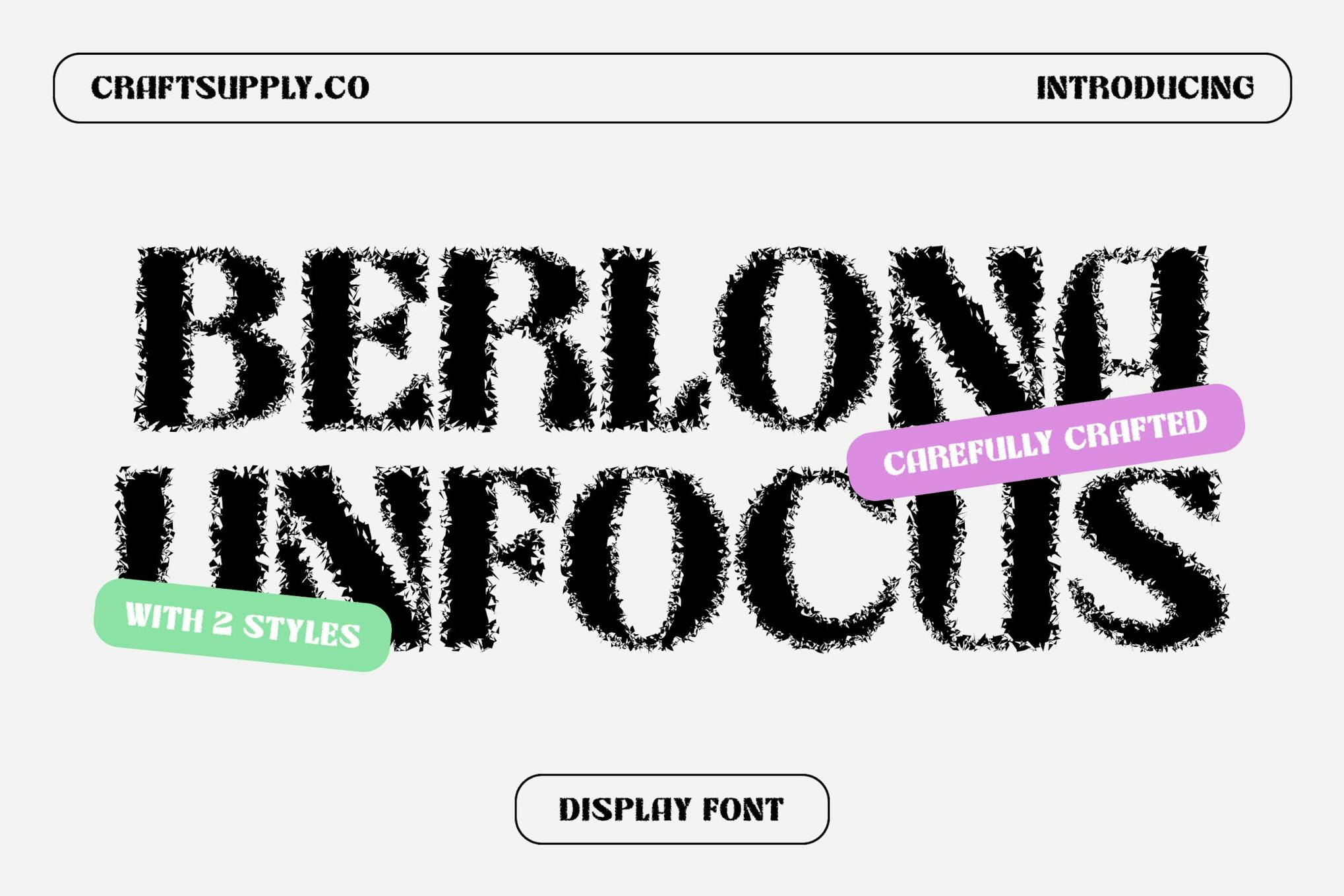 Berlona Unfocus Font Free Download Berlona Unfocus Font Free Download