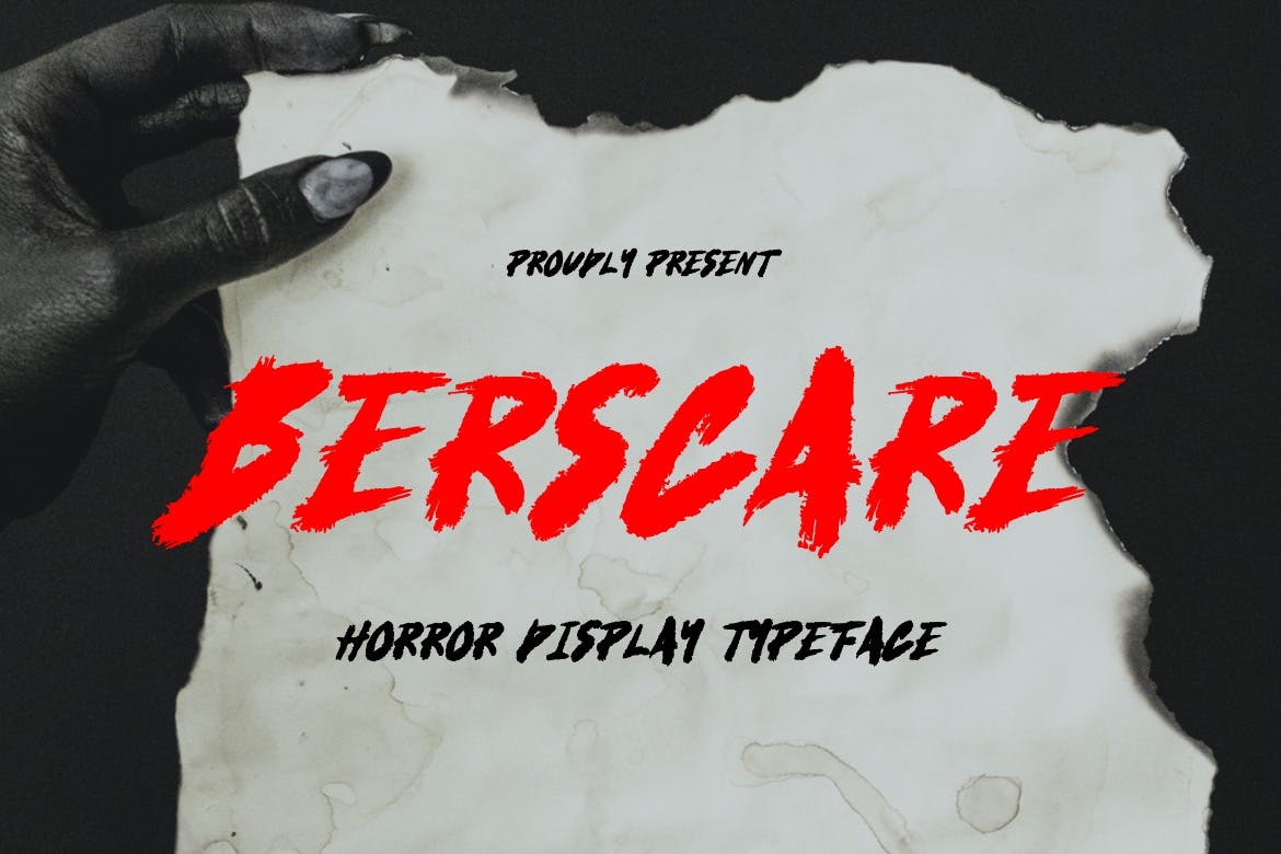 Berscare - Horror Font Free Download Berscare - Horror Font Free Download