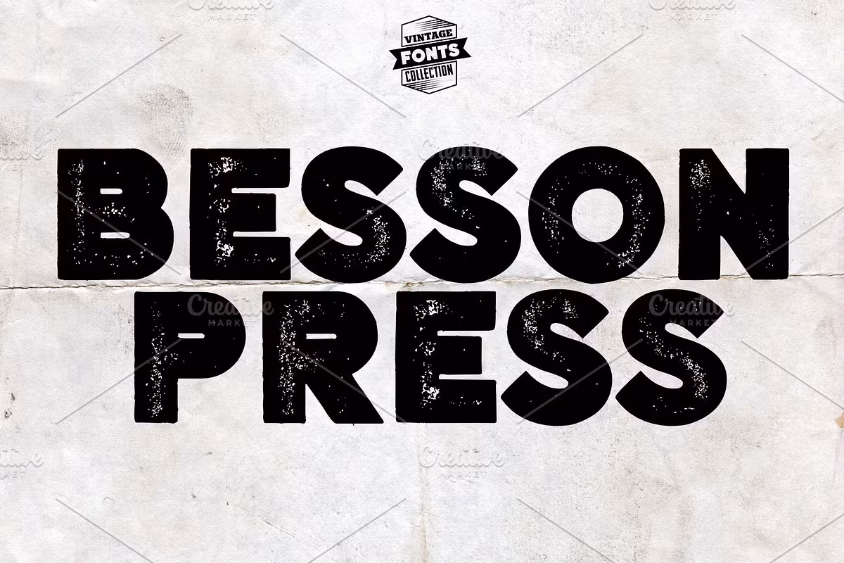 Besson - 2 vintage fonts Free Download Free Download Besson - 2 vintage fonts Free Download Free Download