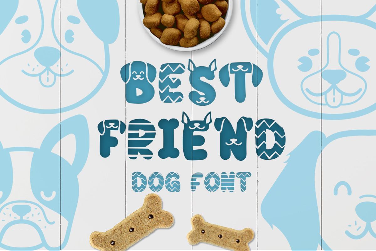 Best Friend - Dog font and clipart Free Download Free Download Best Friend - Dog font and clipart Free Download Free Download
