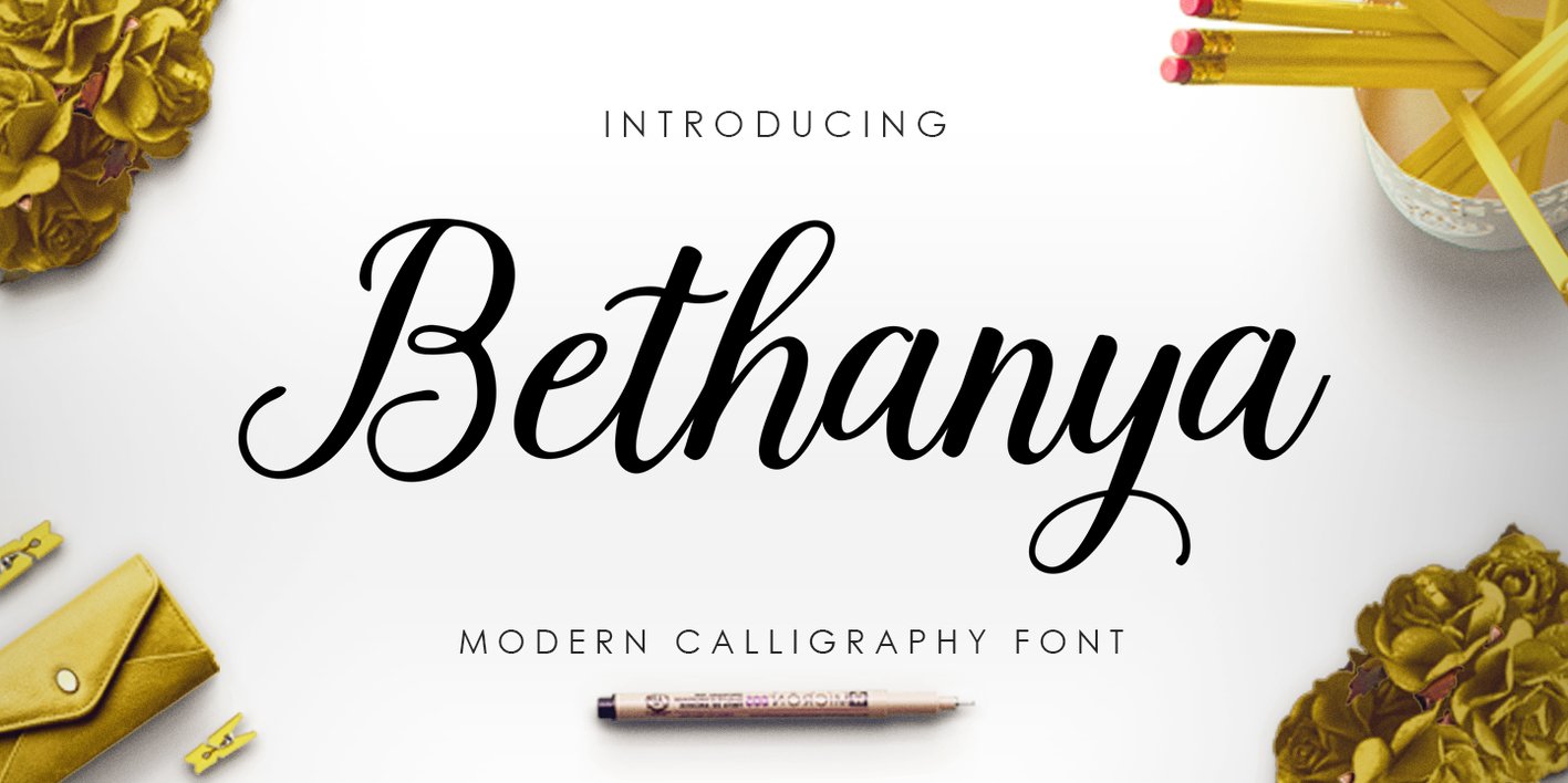 Bethanya Font Free Download Bethanya Font Free Download