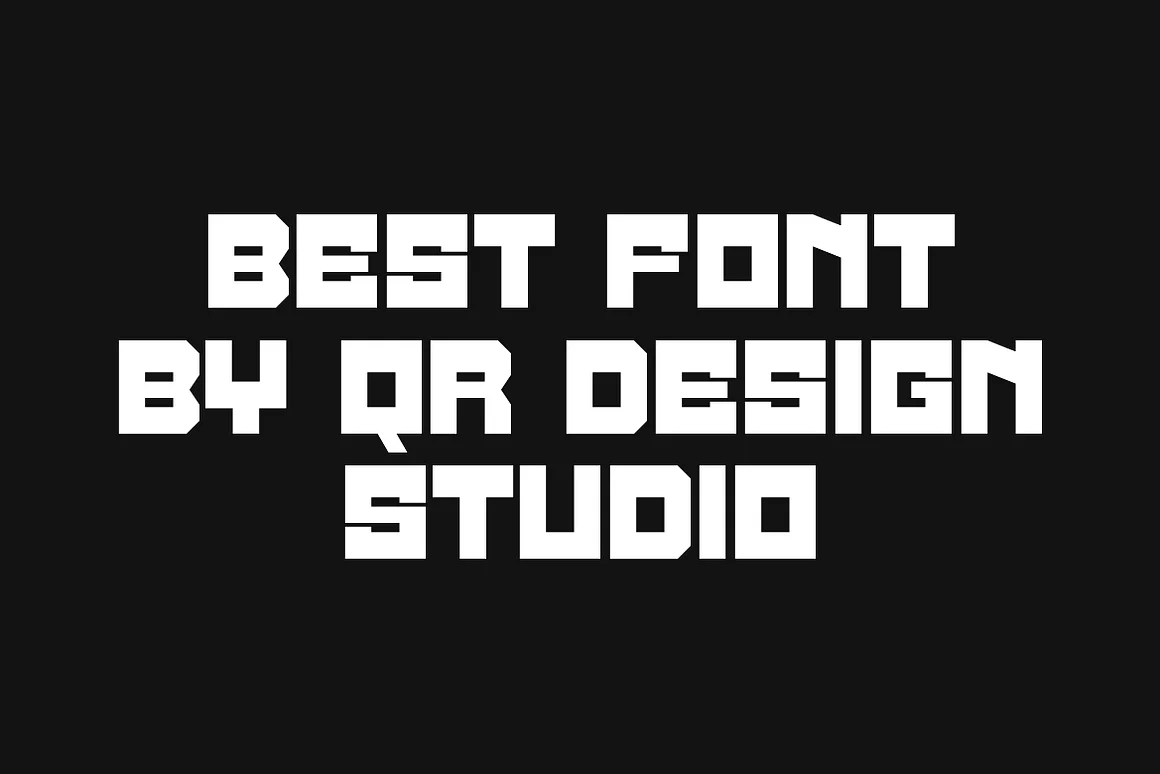 Bigsrain Bike - Blocky & Automotive Font