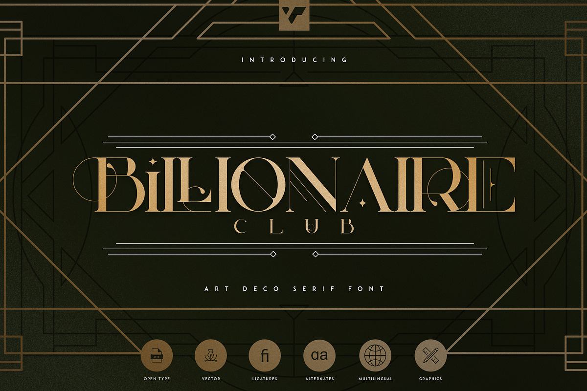 Billionaire Club - Art Deco Serif Free Download Free Download Billionaire Club - Art Deco Serif Free Download Free Download