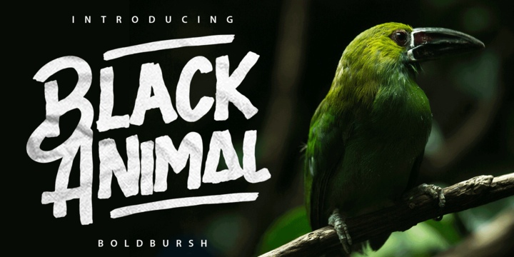 Black Animal Font Free Download Black Animal Font Free Download