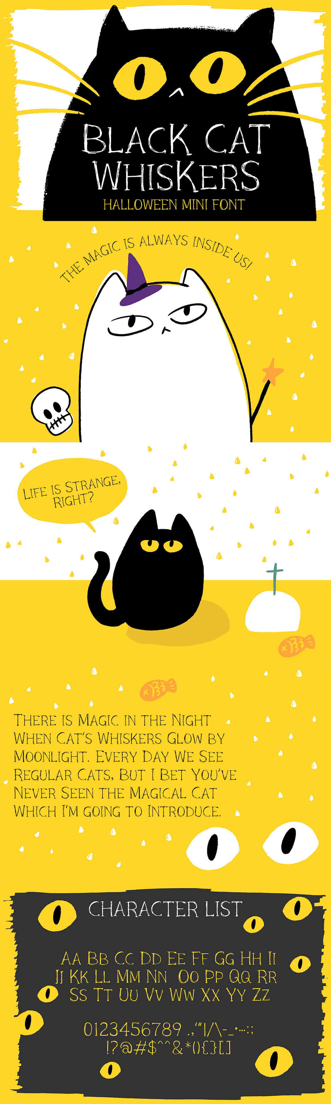 Black Cat Whiskers - Halloween Serif Font Free Download Black Cat Whiskers - Halloween Serif Font Free Download