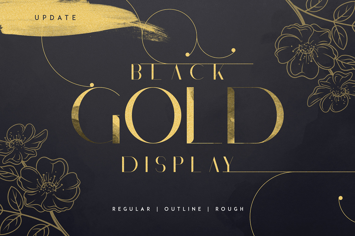 Black Gold Serif Typeface Font Free Download Black Gold Serif Typeface Font Free Download