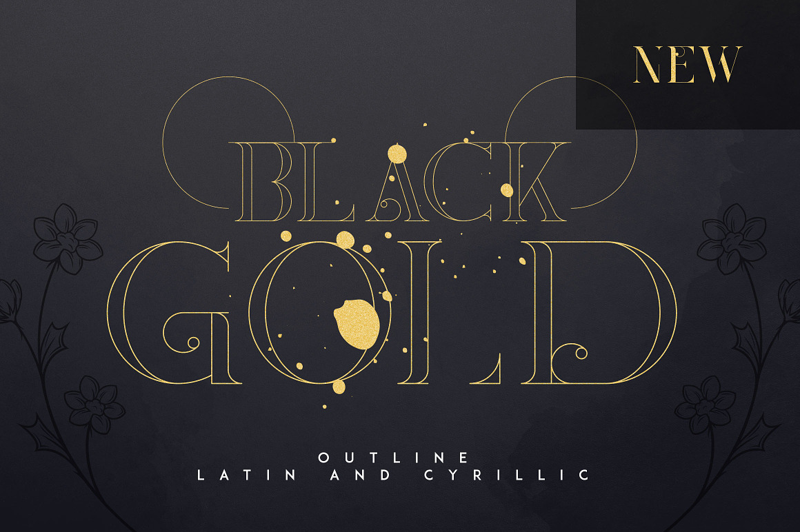 Black Gold Serif Typeface Font Free Download Black Gold Serif Typeface Font Free Download