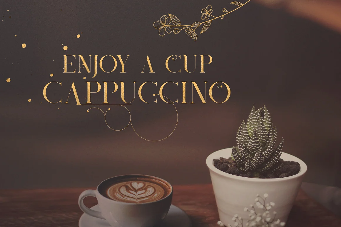 Black Gold Serif Typeface Font Free Download Free Download