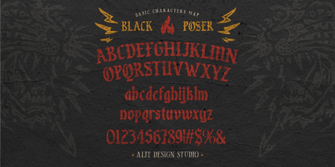Black Poser Font Free Download Black Poser Font Free Download