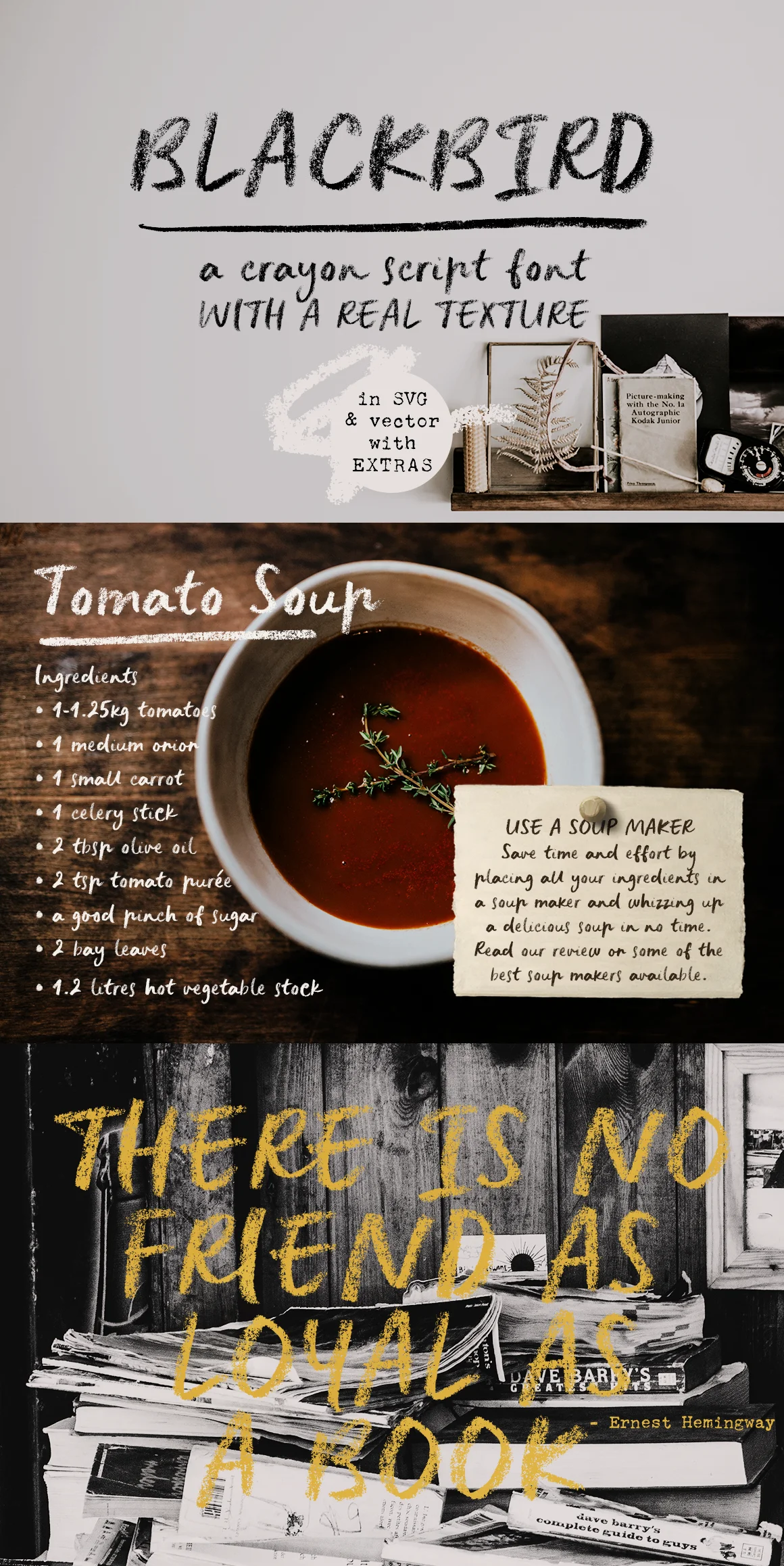 Blackbird Crayon Script SVG Font