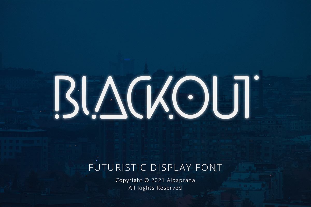 Blackout - Futuristic Display Font Free Download Free Download Blackout - Futuristic Display Font Free Download Free Download