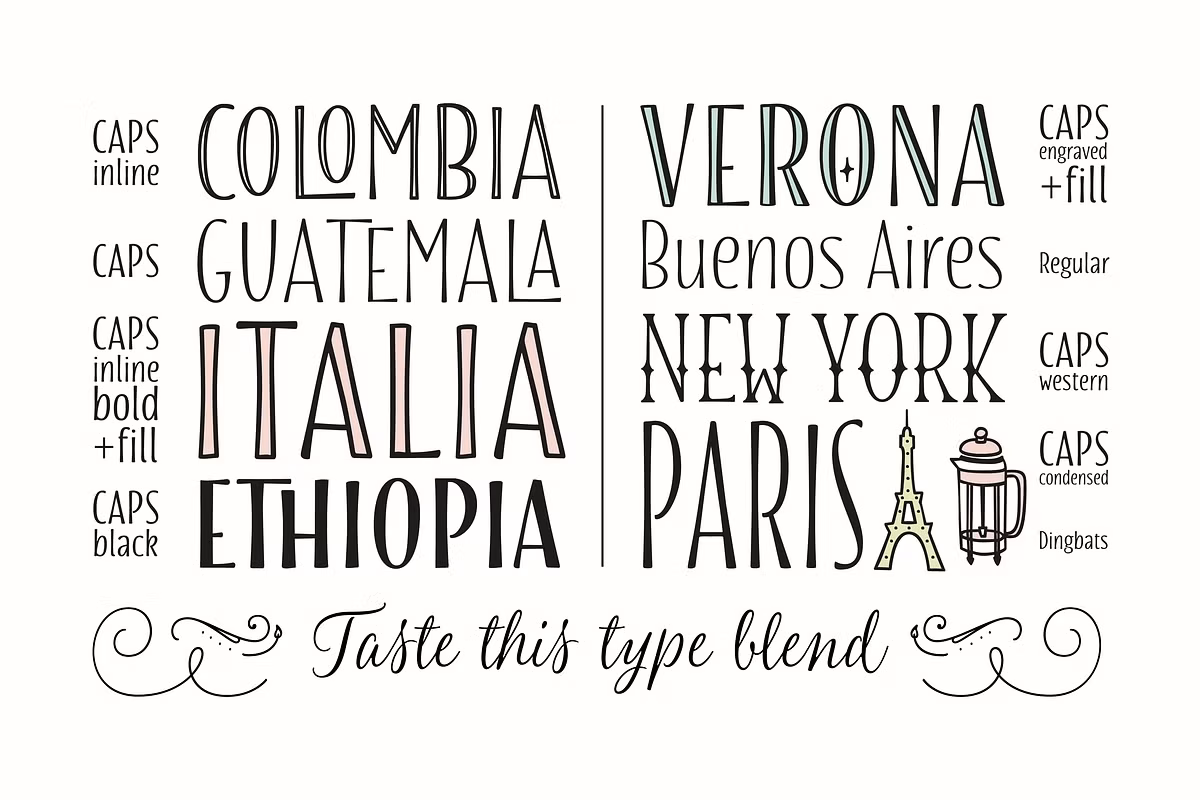 Blend Caps - Display Font Collection Free Download Free Download Blend Caps - Display Font Collection Free Download Free Download