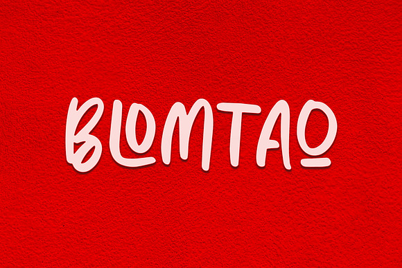 BLOMTAO Brush Font Free Download BLOMTAO Brush Font Free Download