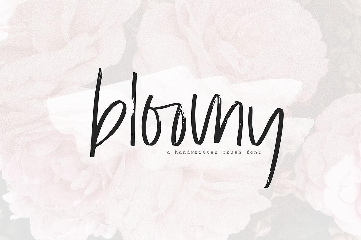 Bloomy - Chic Brush Font Free Download Free Download Bloomy - Chic Brush Font Free Download Free Download