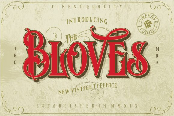 Bloves Font Free Download Bloves Font Free Download