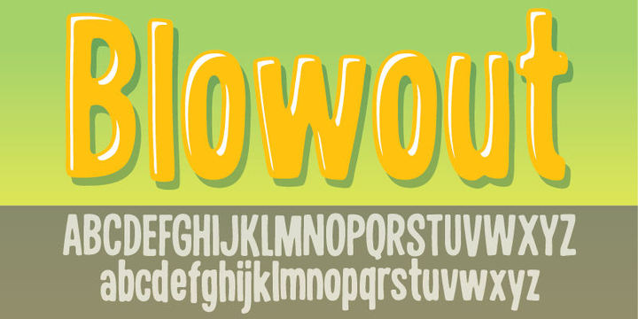 Blowout Font Free Download Blowout Font Free Download