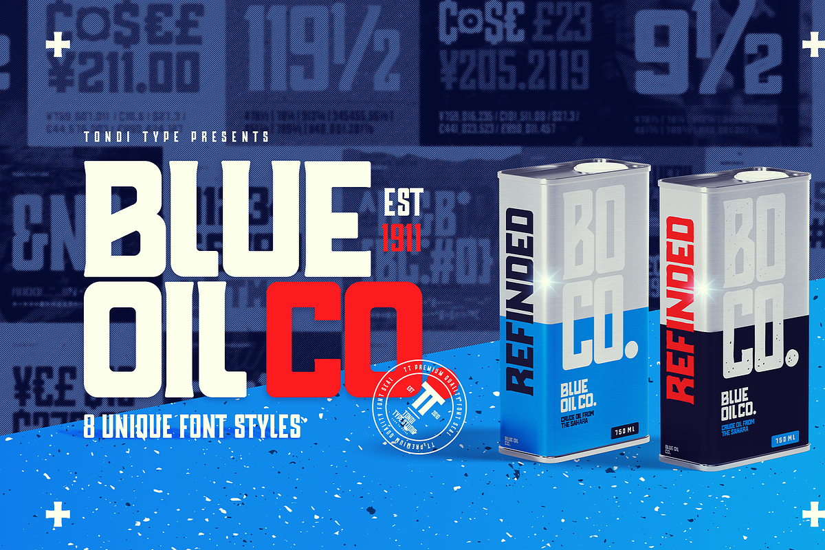 Blue Oil Co. | Vintage Font Family Free Download Free Download Blue Oil Co. | Vintage Font Family Free Download Free Download