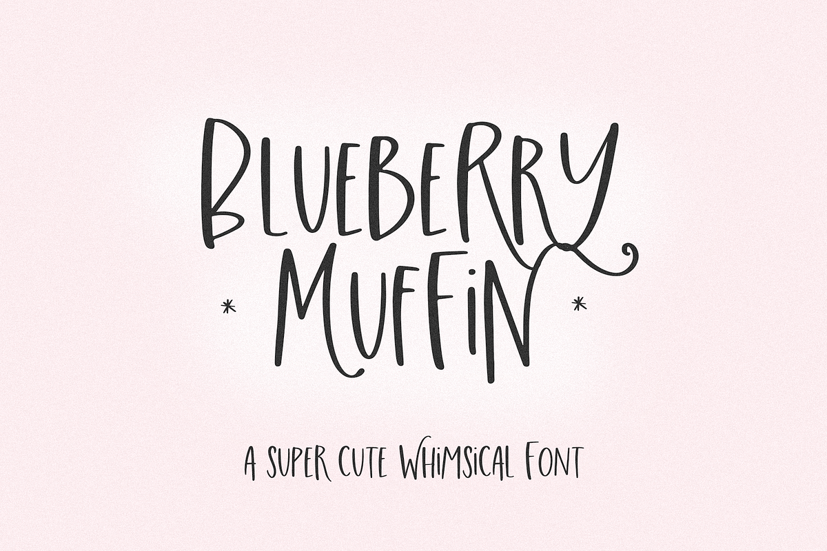 Blueberry Muffin | Cute Swash Font Free Download Free Download Blueberry Muffin | Cute Swash Font Free Download Free Download