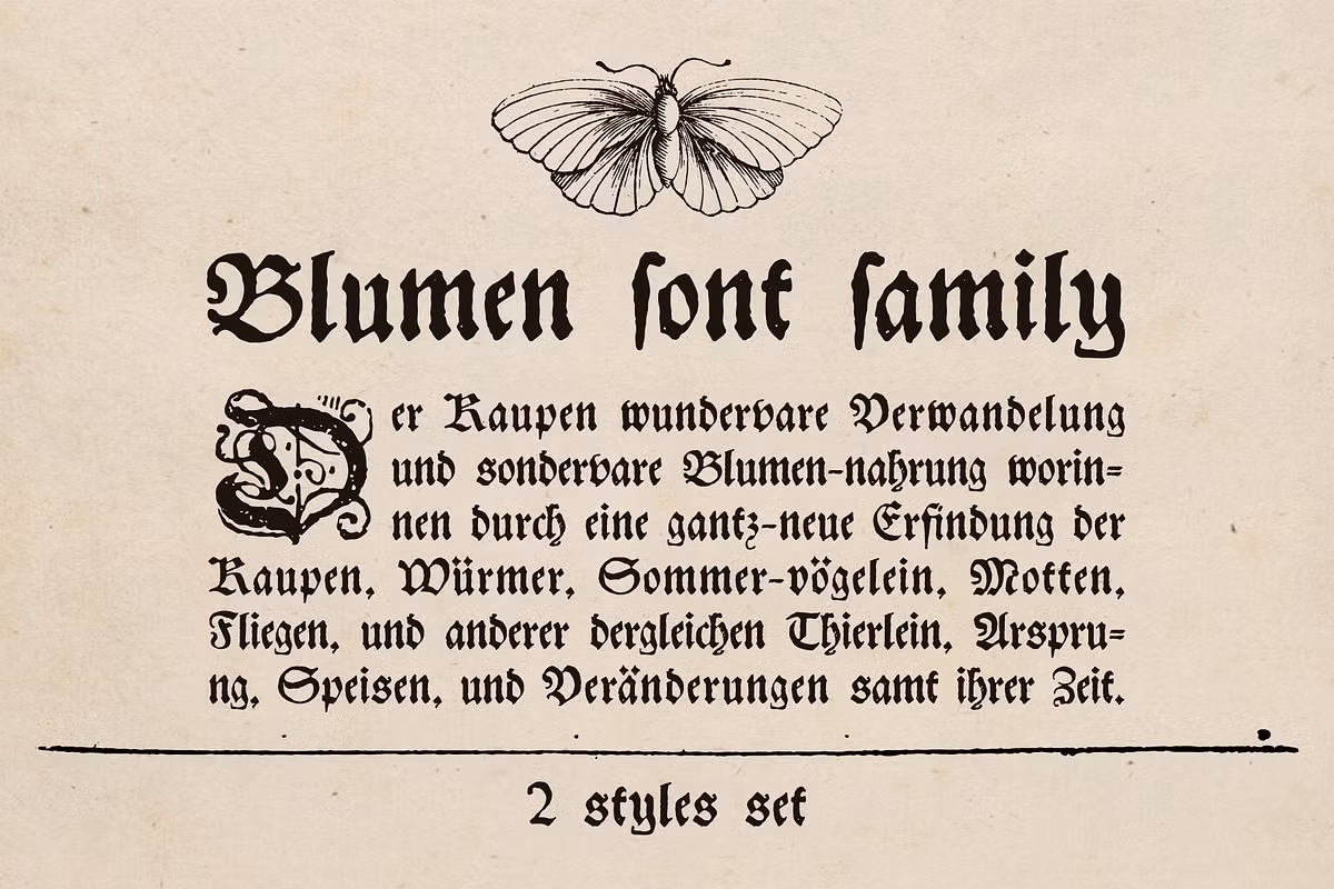 Blumen blackletter font family Free Download Free Download Blumen blackletter font family Free Download Free Download