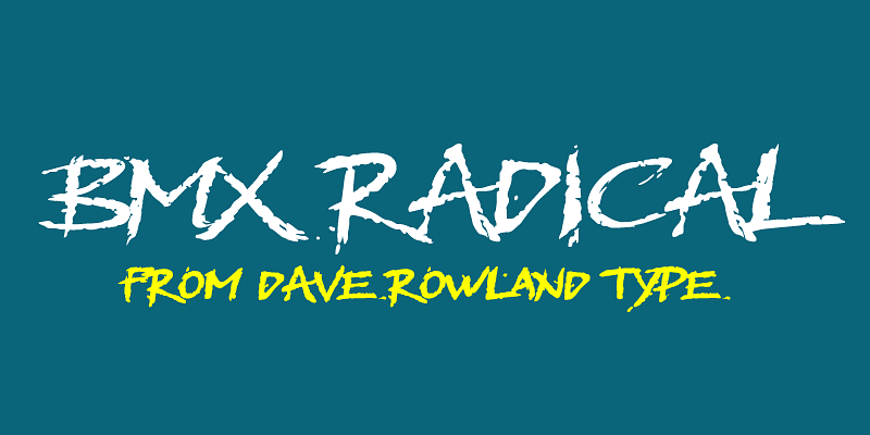 BMX Radical Font Free Download Free Download