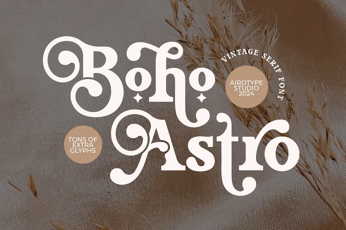 Boho Astro - Vintage Slab Serif Free Download Free Download Boho Astro - Vintage Slab Serif Free Download Free Download