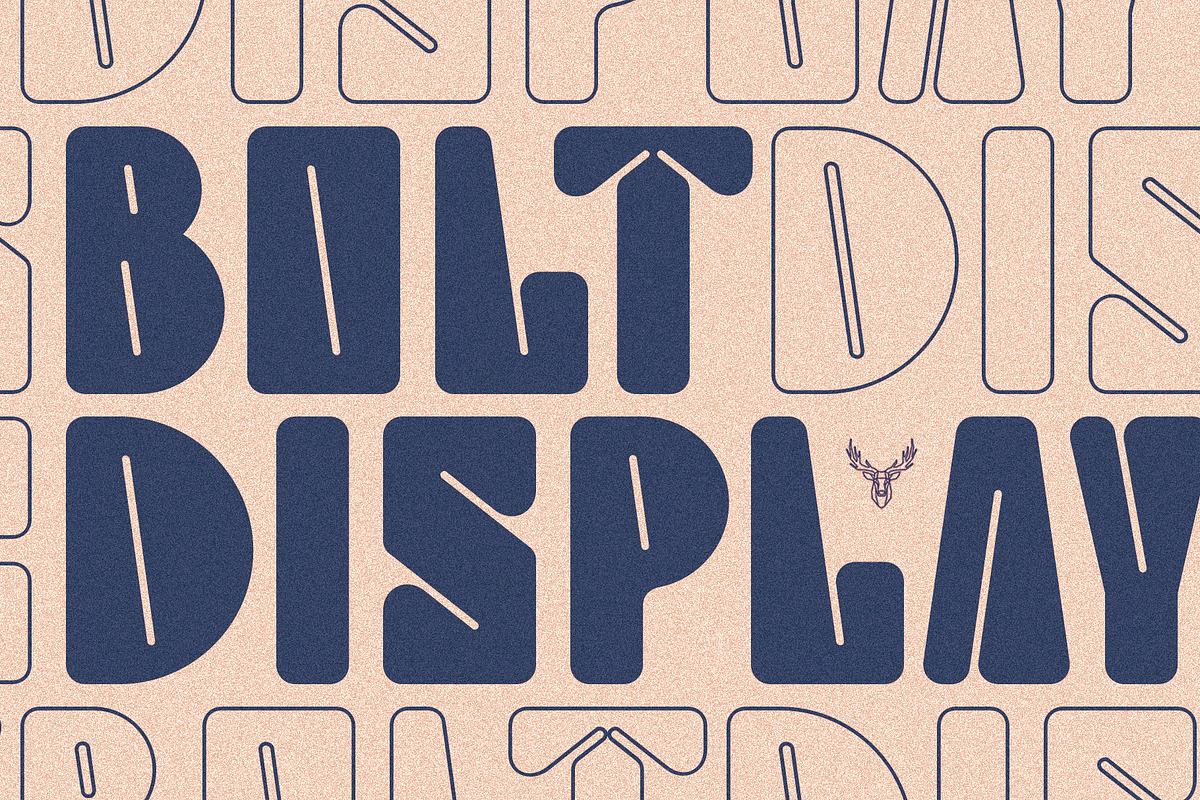 Bolt Display - Rounded Bold Sans Free Download Free Download