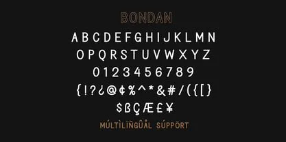 Bondan Regular Font