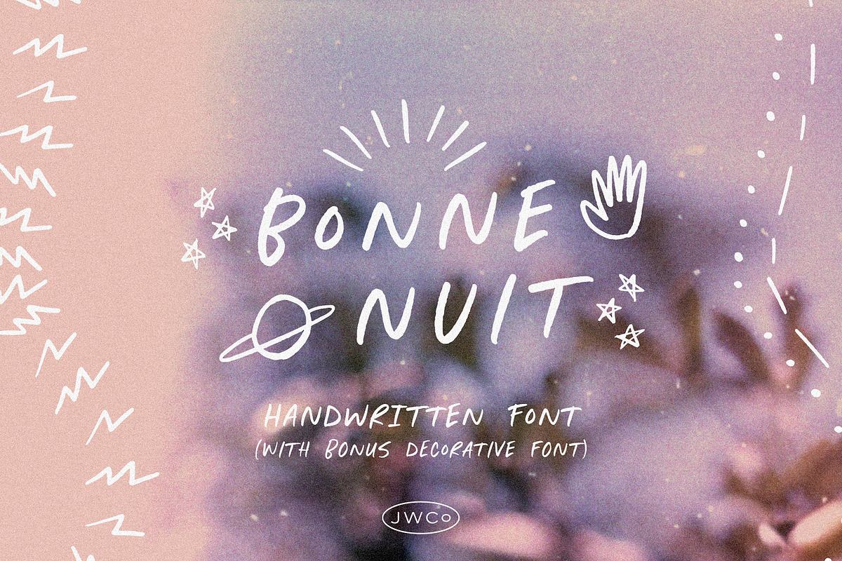 Bonne Nuit – Magical font w/ dingbat Free Download Free Download Bonne Nuit – Magical font w/ dingbat Free Download Free Download