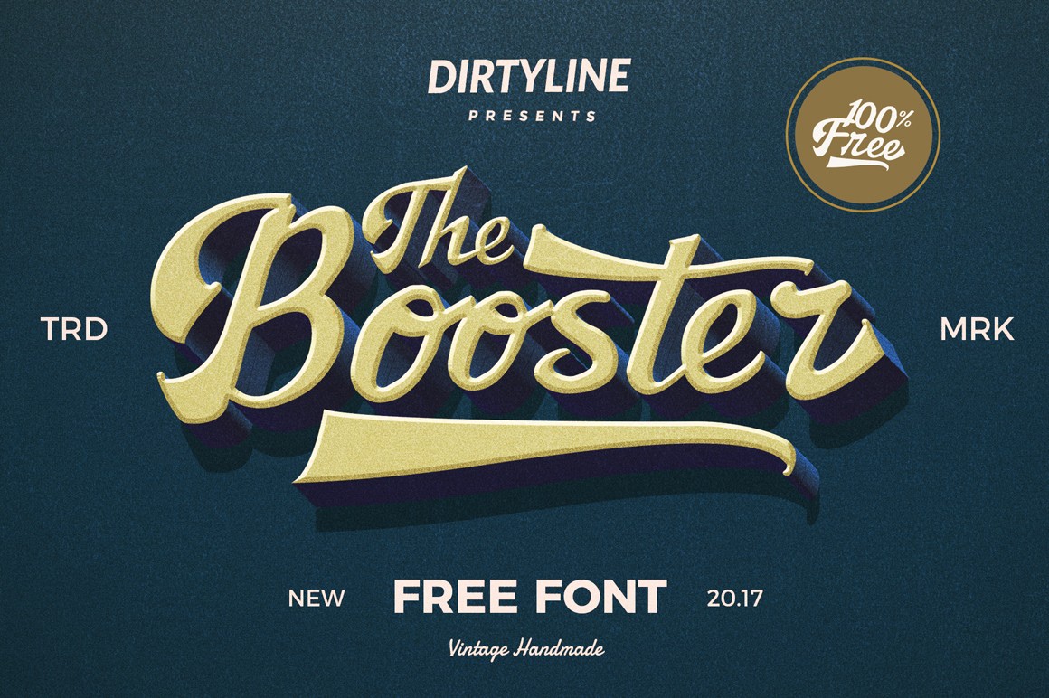 Booster Vintage Font Free Download Booster Vintage Font Free Download