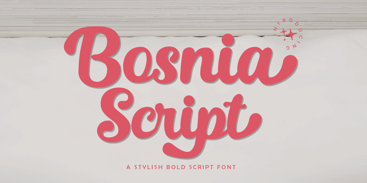 Bosnia Script Font Free Download Bosnia Script Font Free Download
