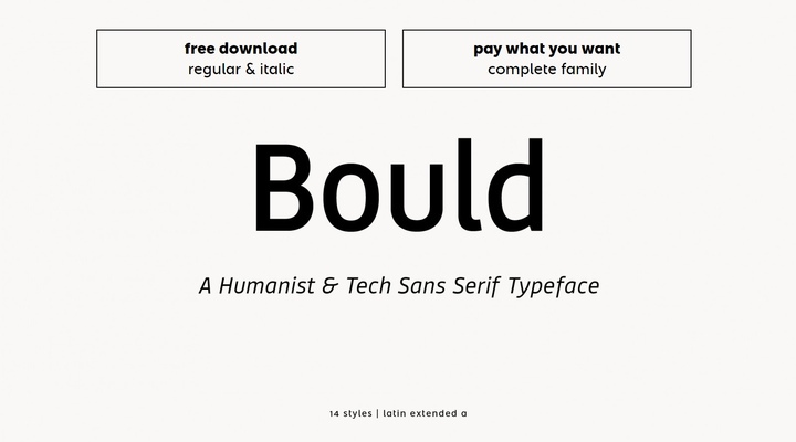 Bould Font Free Download Bould Font Free Download