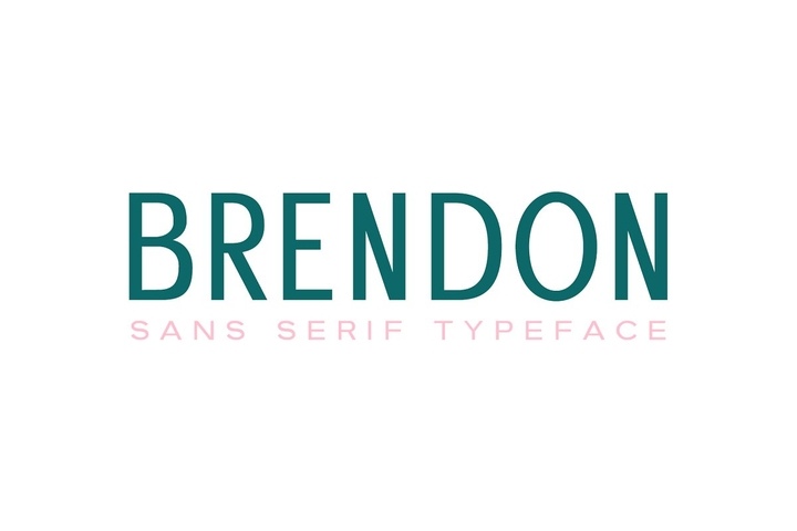 Brendon Sans Serif Typeface Free Download Brendon Sans Serif Typeface Free Download