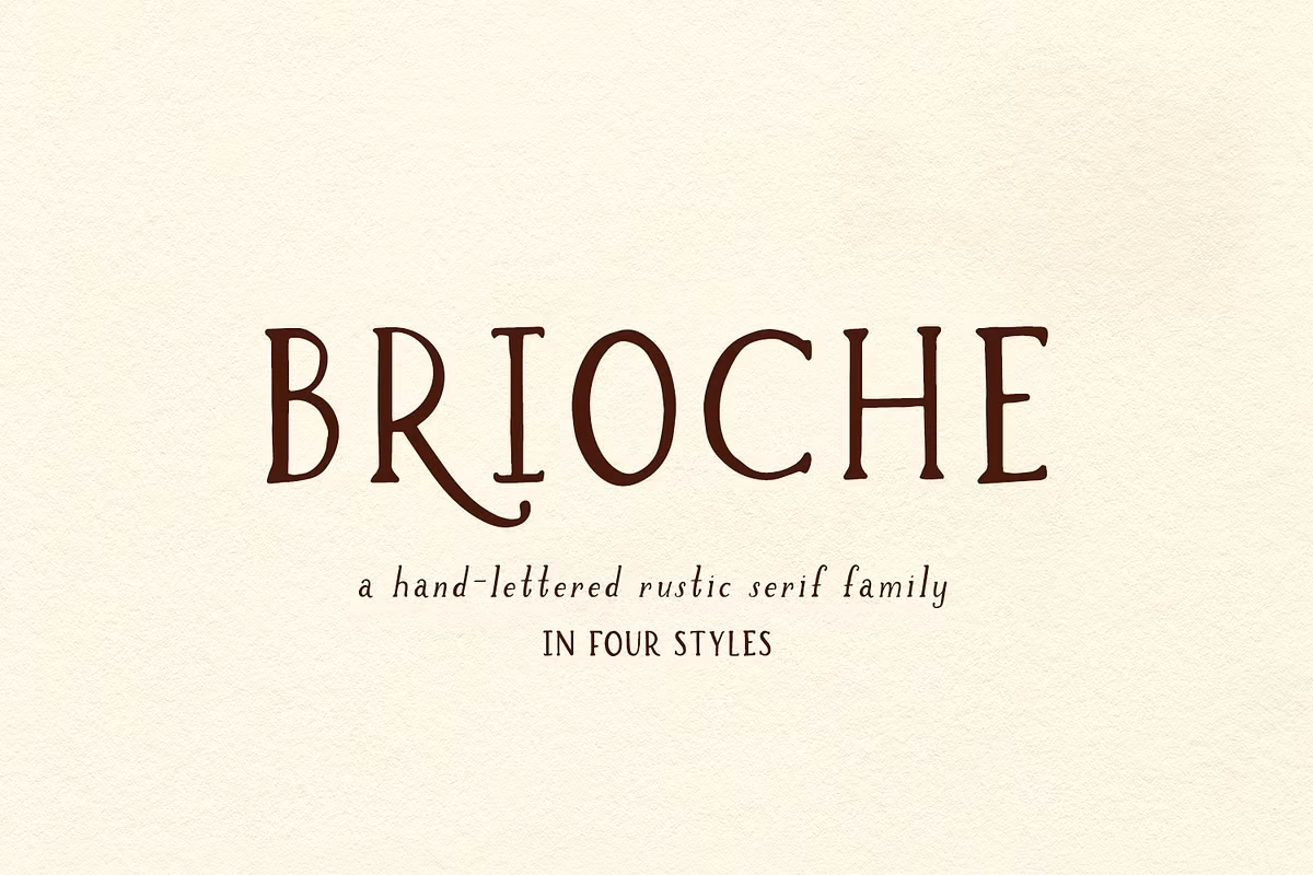Brioche Rustic Serif Font Family Free Download Free Download