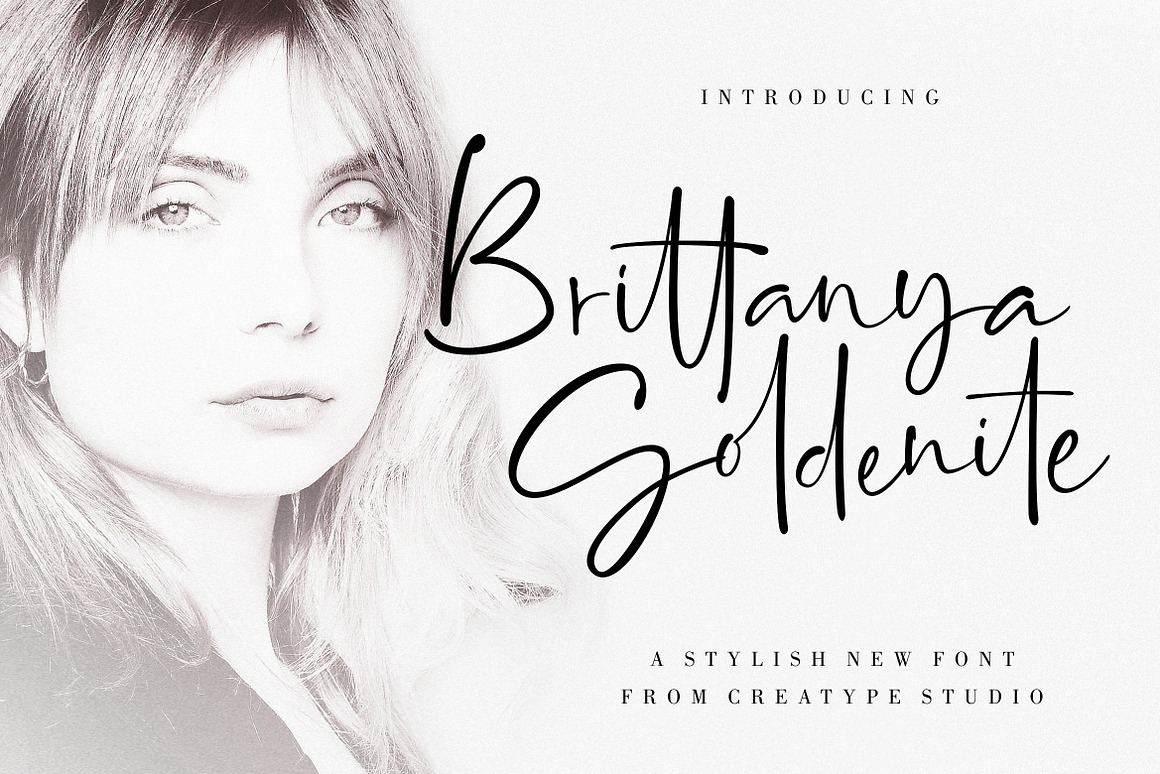 Brittanya Goldenite Business Font Free Download Brittanya Goldenite Business Font Free Download