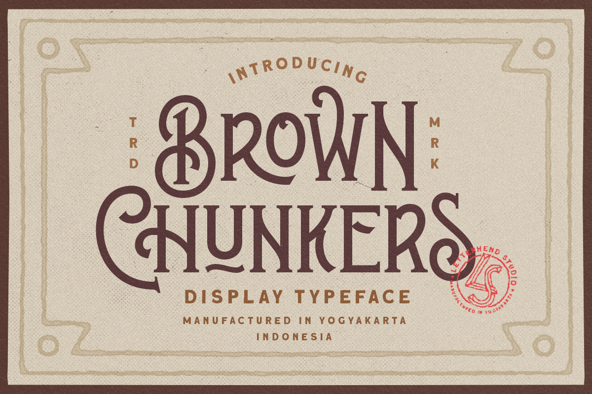 Brown Chunkers Font Free Download Brown Chunkers Font Free Download