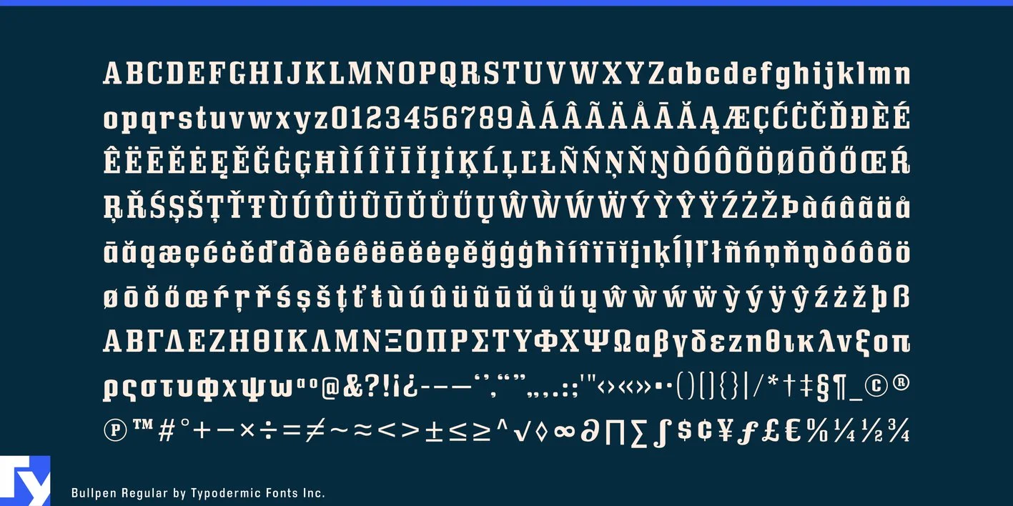 Bullpen Font