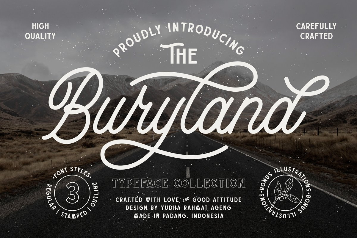 Buryland Typeface Family Free Download Buryland Typeface Family Free Download