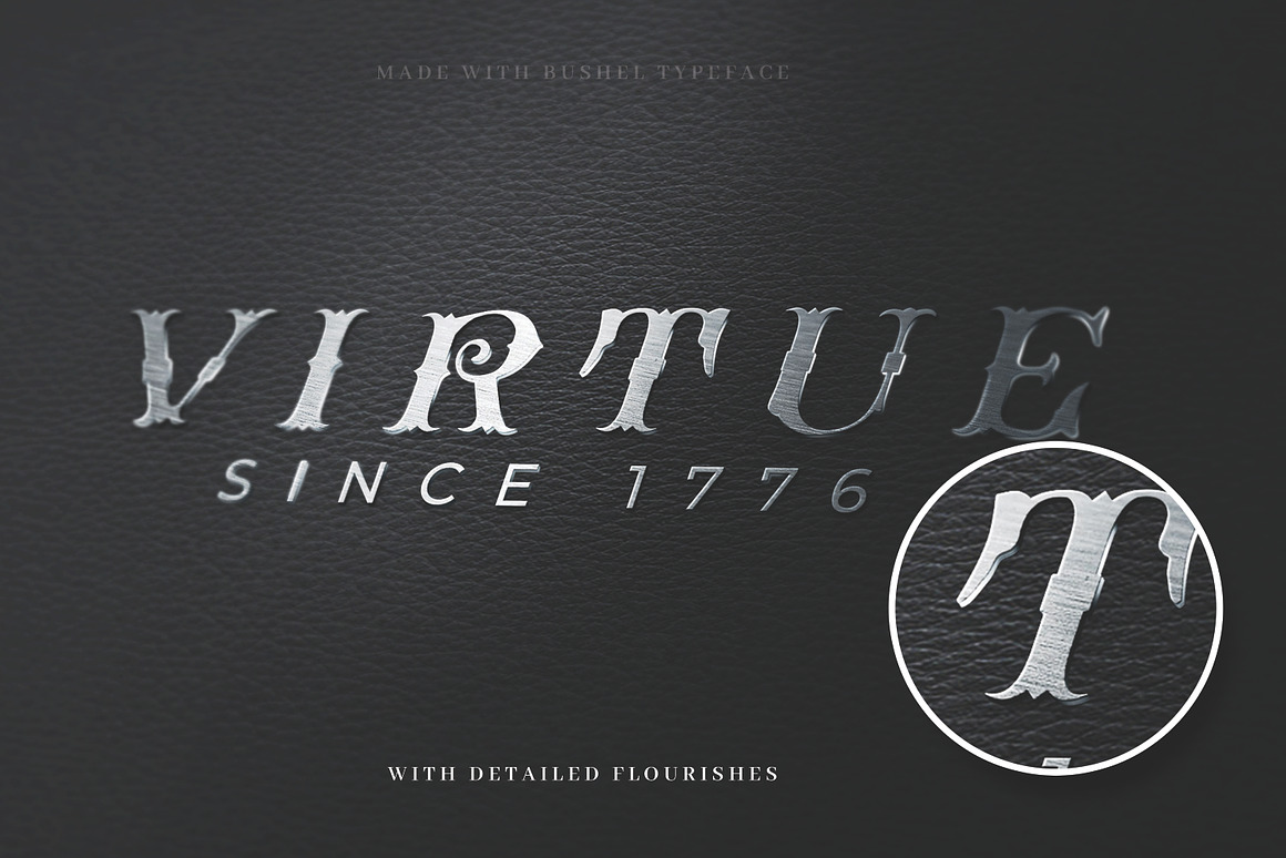 Bushel - A vintage Flourish Font Free Download Bushel - A vintage Flourish Font Free Download