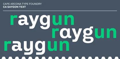 CA Saygon Text Font