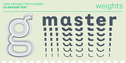 CA Saygon Text Font