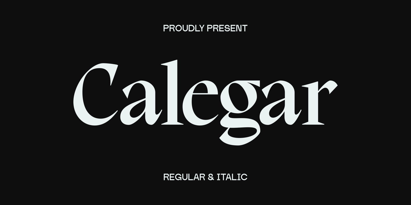 Calegar Font Free Download Calegar Font Free Download