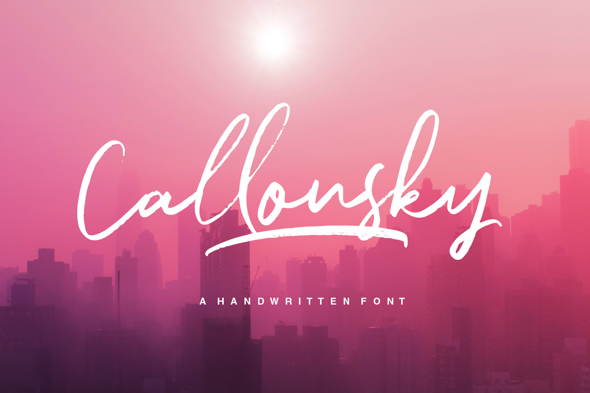 Callonsky Font Free Download Callonsky Font Free Download