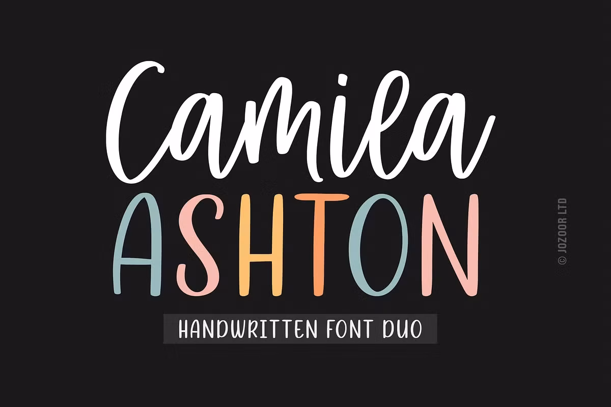 Camila Ashton - Script Font Duo Free Download Free Download Camila Ashton - Script Font Duo Free Download Free Download