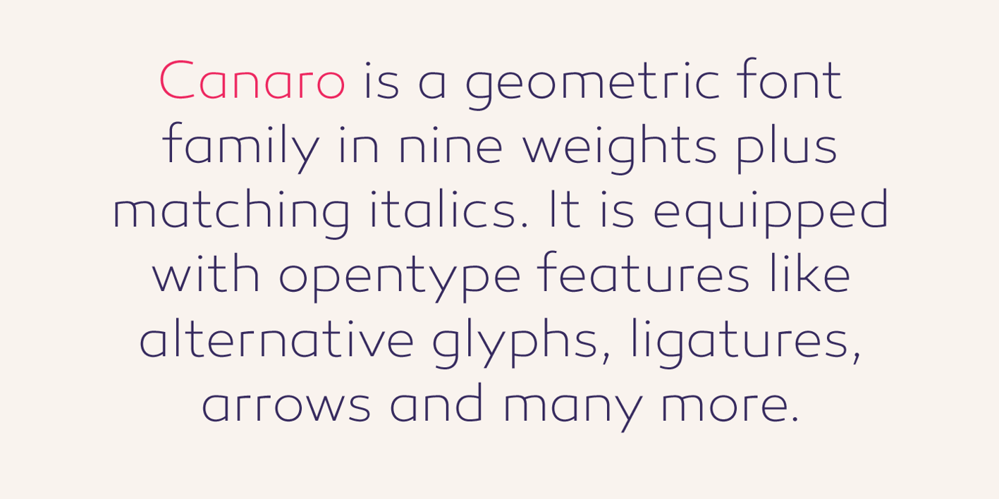 Canaro Font Free Download Canaro Font Free Download