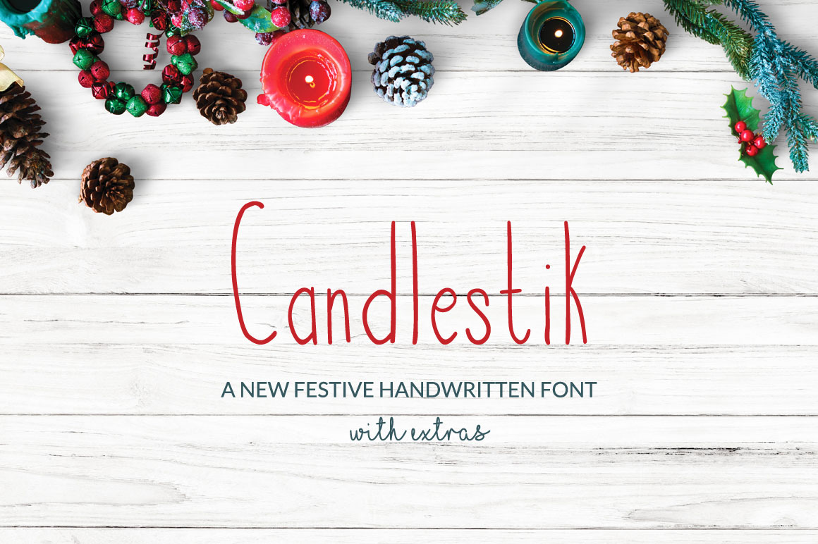 Candlestik Christmas Font & Extras Free Download Candlestik Christmas Font & Extras Free Download