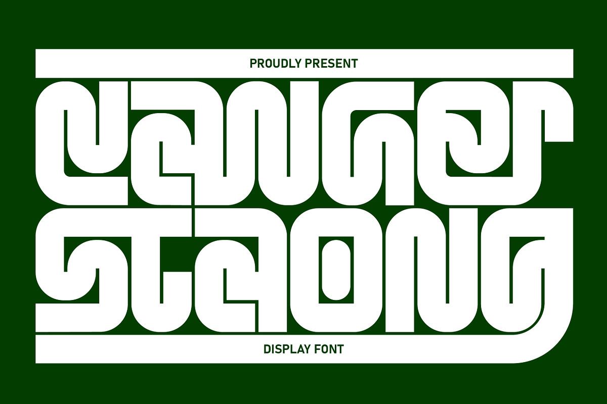 Canger staong - Display font Free Download Free Download