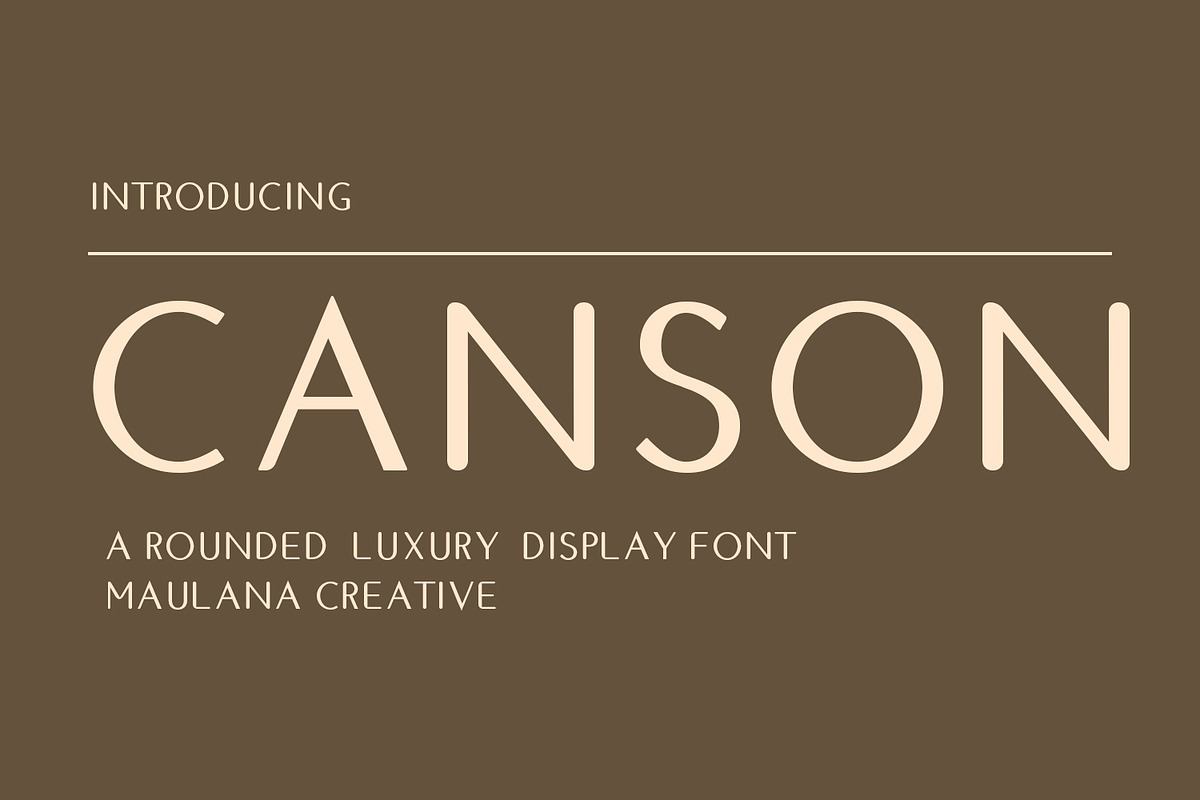 Canson Rounded Luxury Display Font Free Download Free Download Canson Rounded Luxury Display Font Free Download Free Download