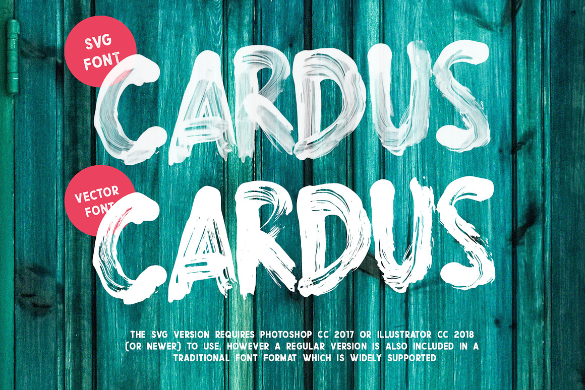 Cardus Brush SVG Font Free Download Cardus Brush SVG Font Free Download